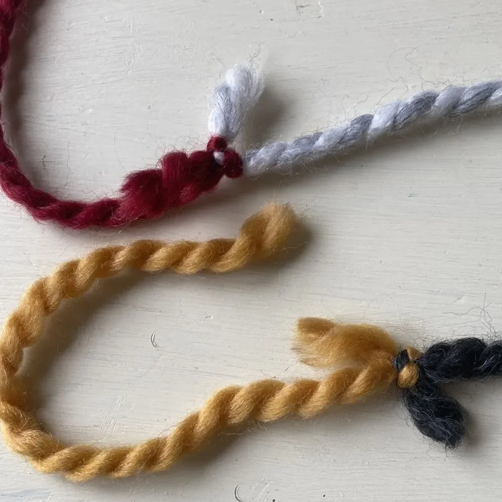 Big Ball Of Mixed 🧶 Yarns That Have Been Tied Together Ready For Creation